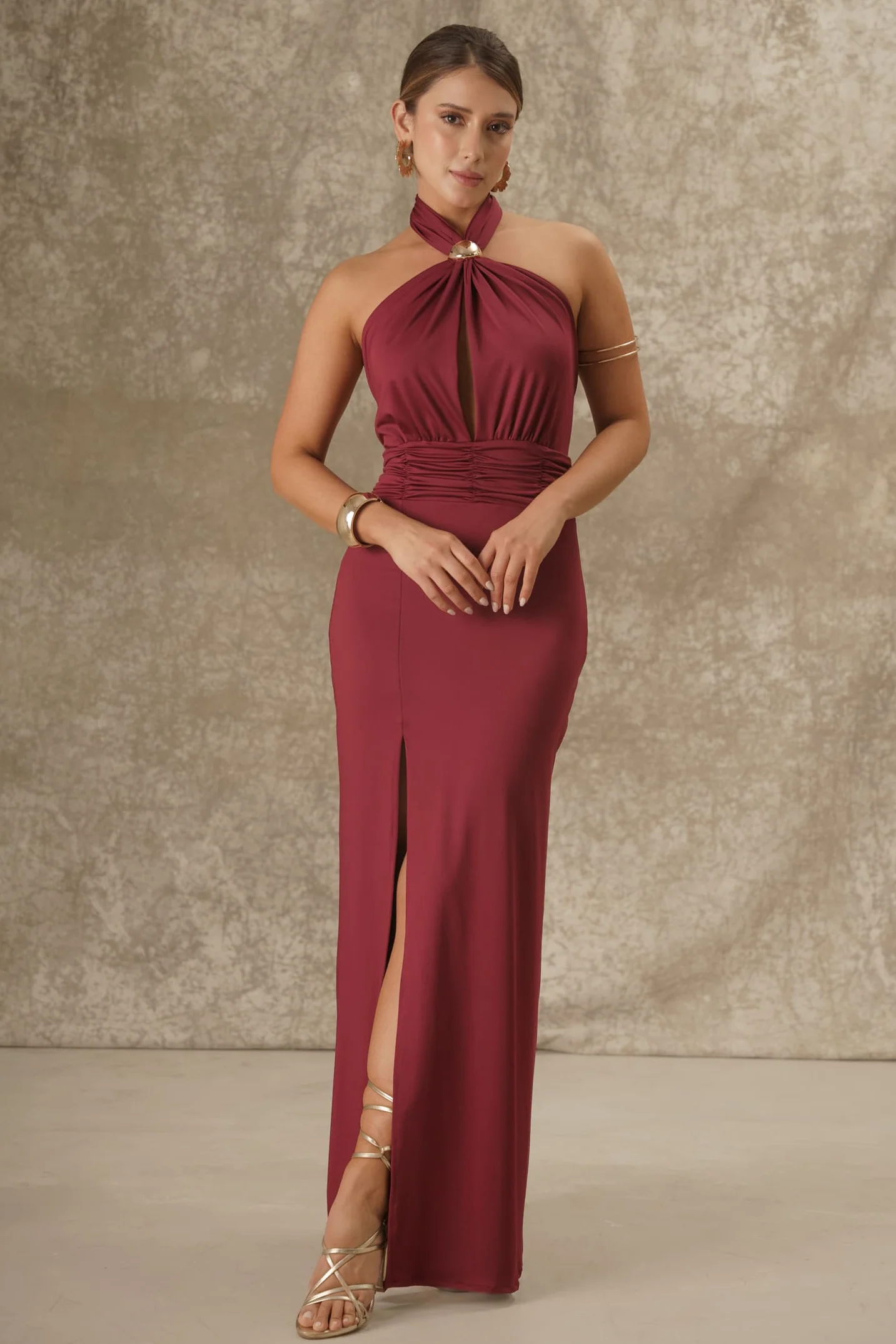 Vestido Rita Rojo - vista 2