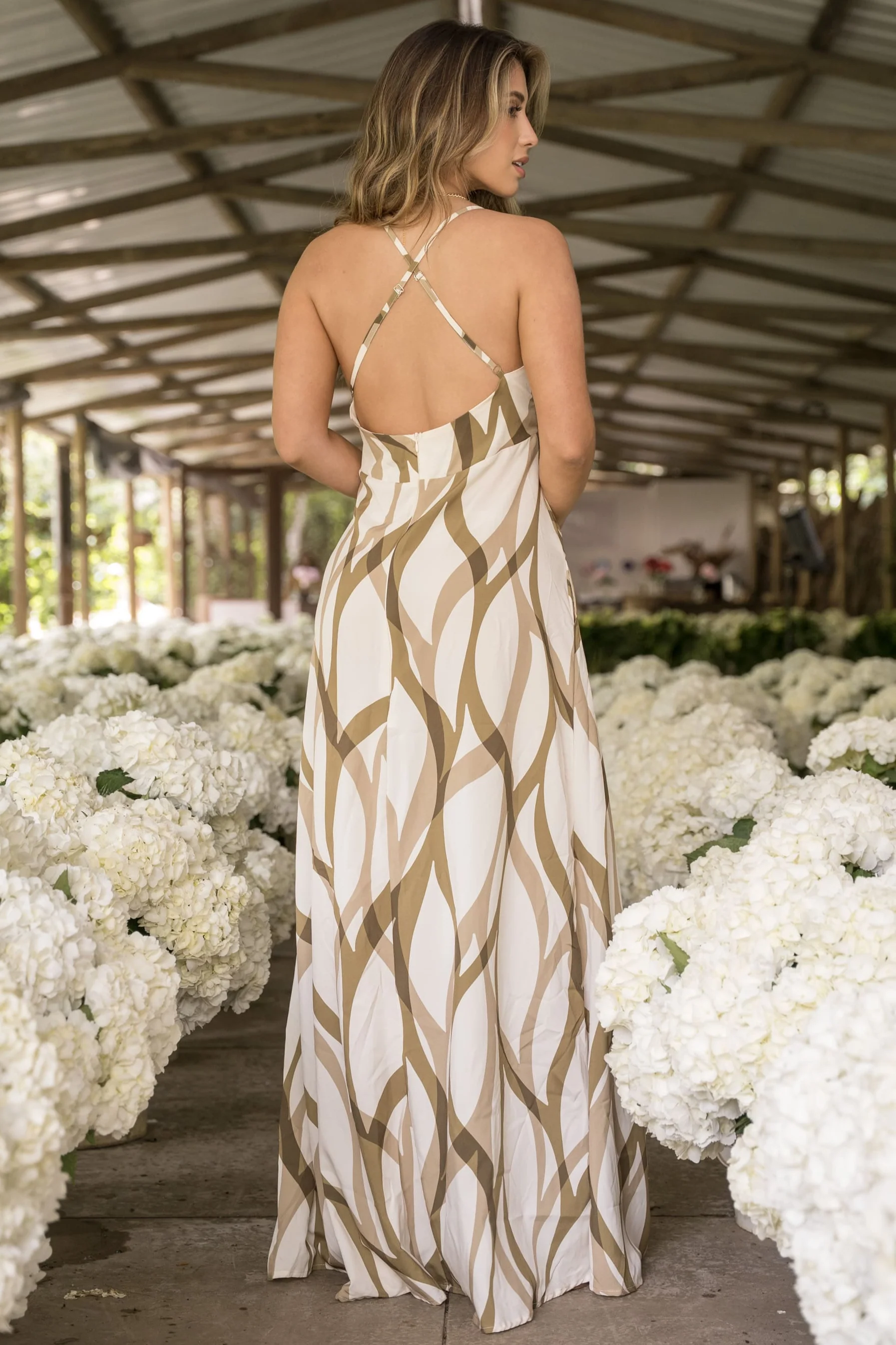 Vestido Liza Verde - vista 2